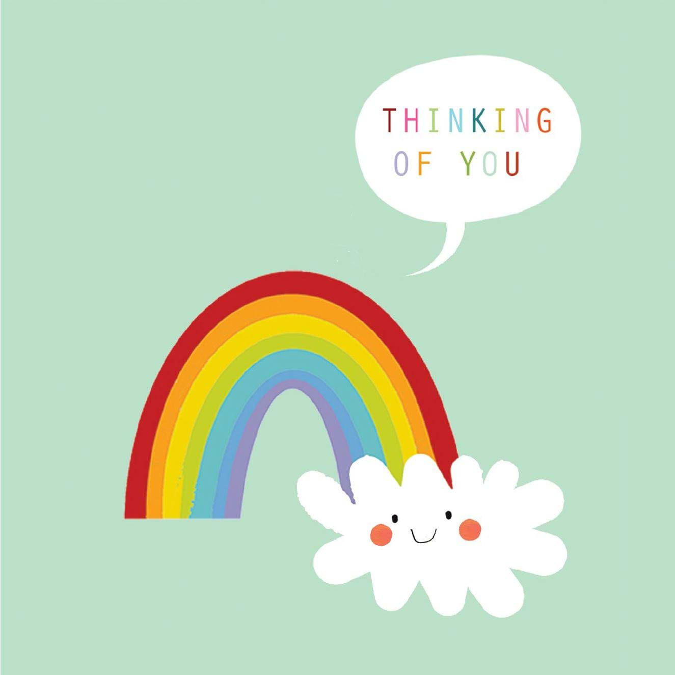 Rainbow Thinking of You Card