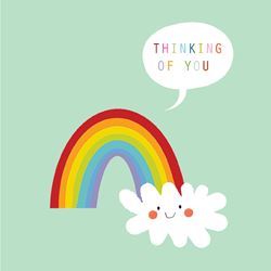 Rainbow Thinking of You Card