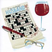Crossword Puzzle Husband Valentine's Day Card