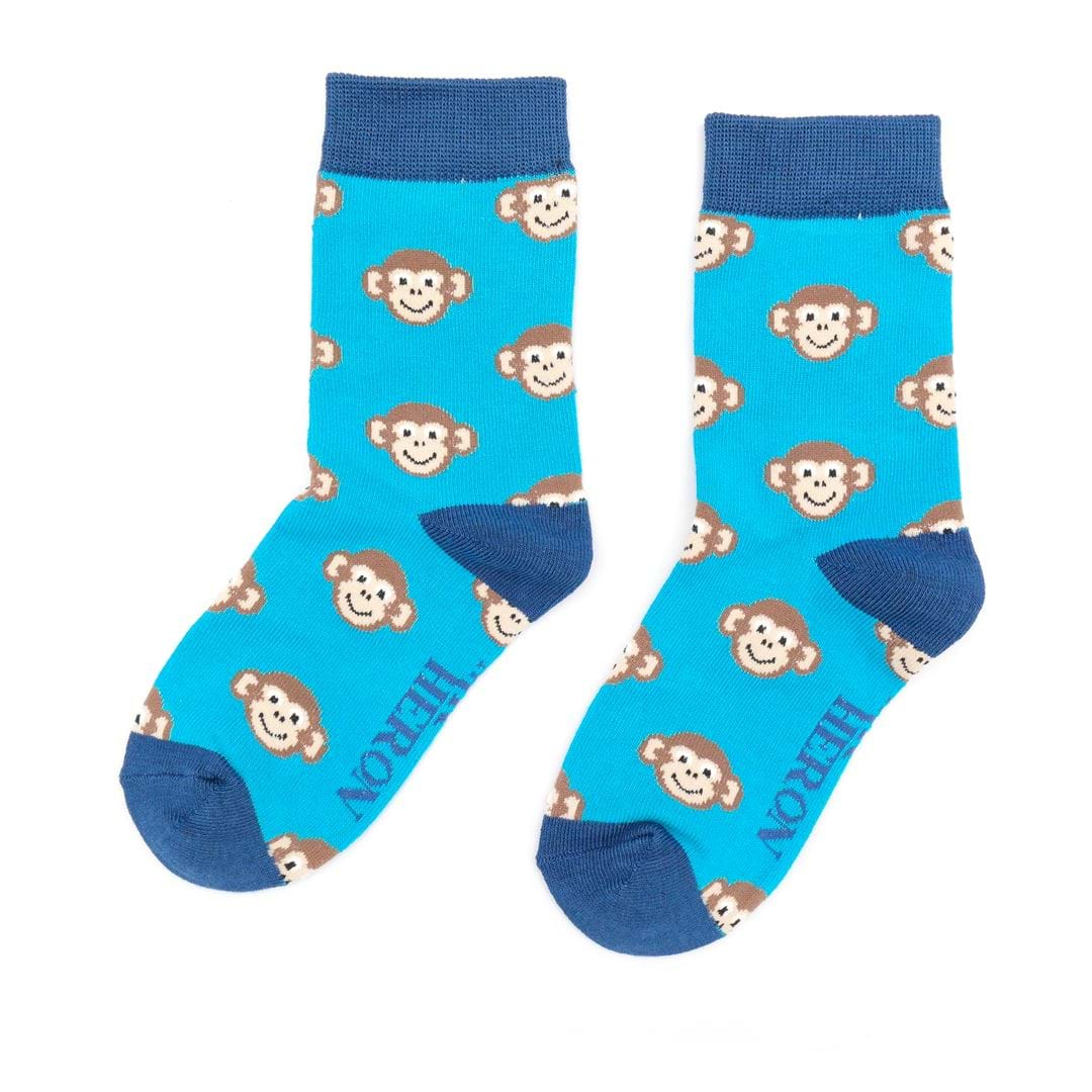 Boys Monkey Bamboo Socks