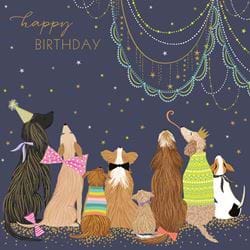Pup Party Birthday Card