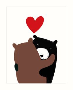 Bear Hug Greeting Card