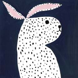 Spotty Bunny Greeting Card
