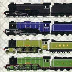 Flying Scotsman Greeting Card