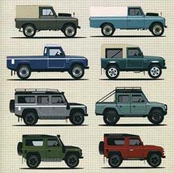Land Rover Greeting Card