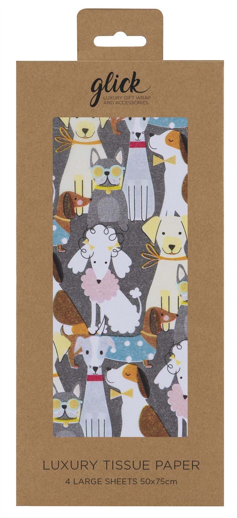 Dogs Tissue Paper - 4 Sheets