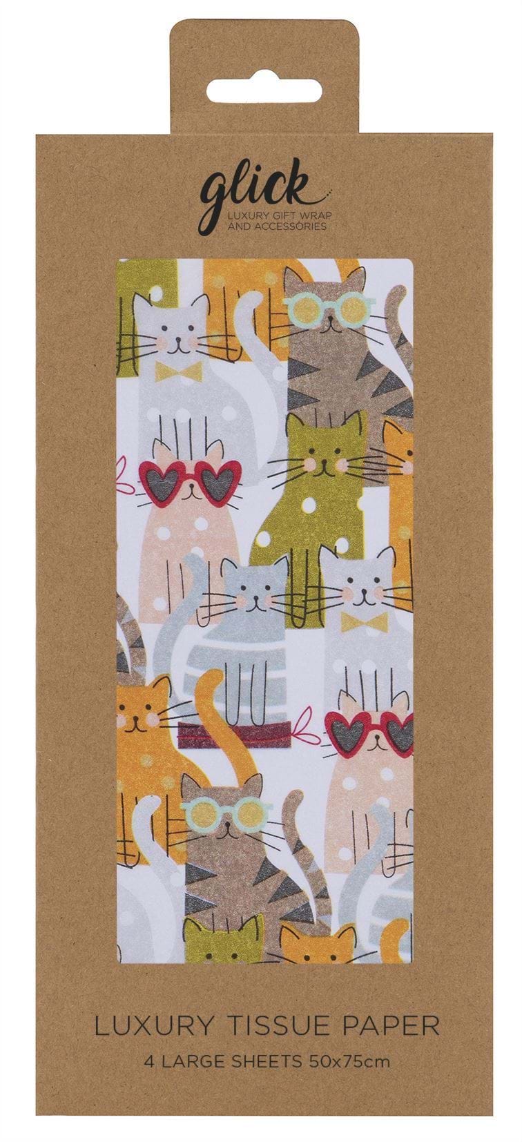 Cats Tissue Paper - 4 Sheets