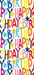 Happy Birthday Tissue Paper - 4 Sheets