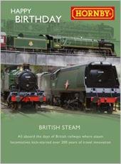 British Steam Birthday Card
