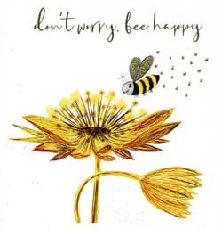 Bee Happy Greeting Card