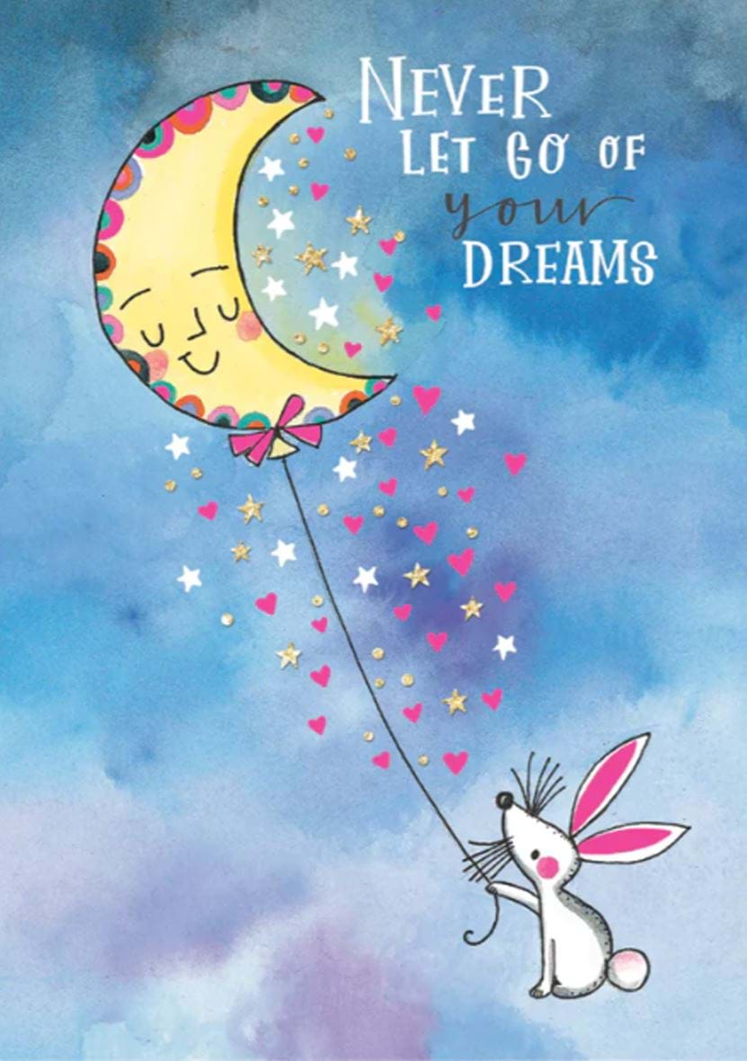 Never Let Go Of Your Dreams Greeting Card