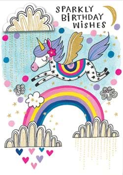 Unicorn Birthday Card