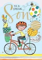 Bike Son Birthday Card
