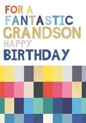 Fantastic Grandson Birthday Card