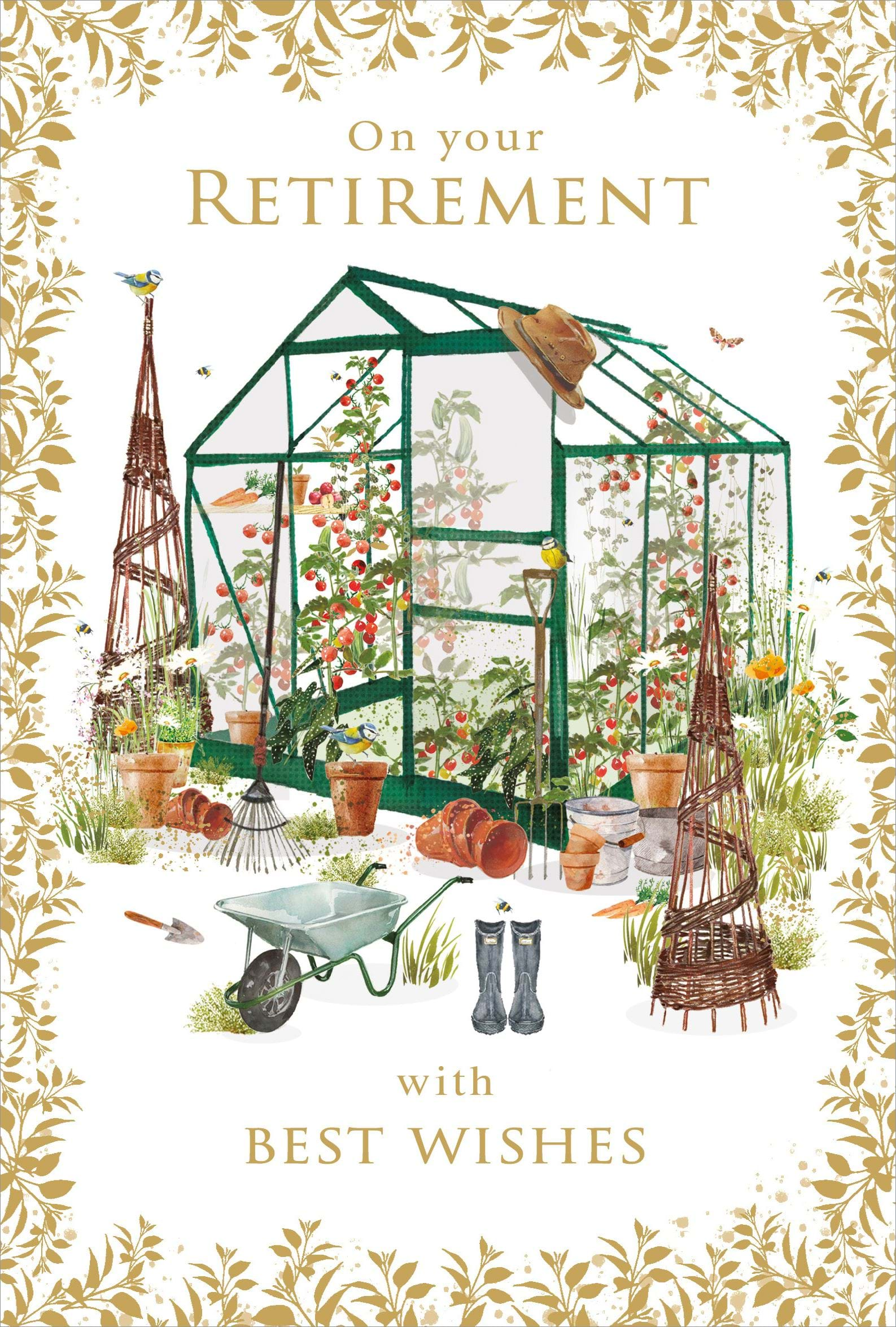 Greenhouse Retirement Card