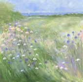 Cornflower Fields Greeting Card