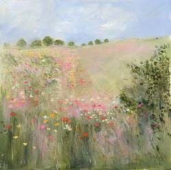 Across The Meadow Greeting Card