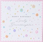 Lovely Granddaughter Birthday Card