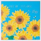 Sunflowers New Home Card