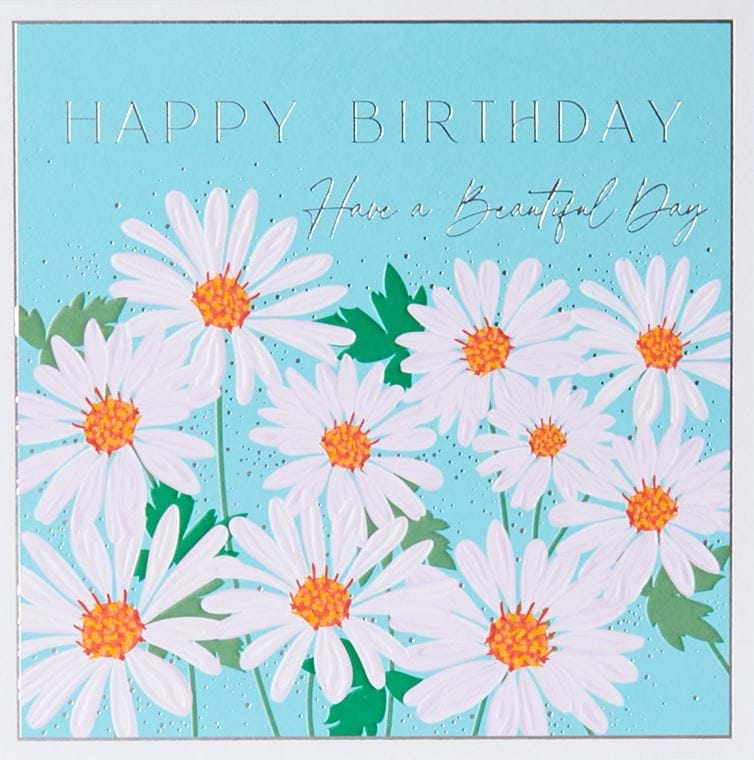 Daisies Birthday Card
