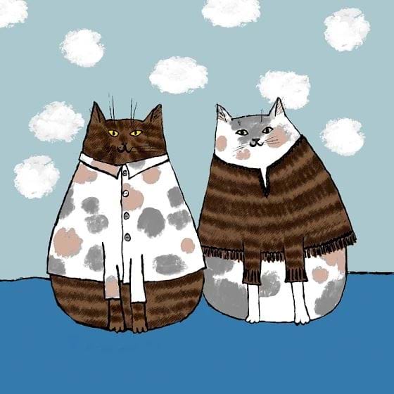 Copycats Greeting Card