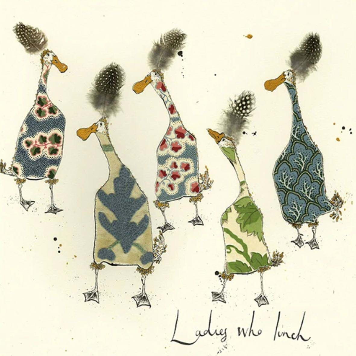 Ladies Who Lunch Greeting Card