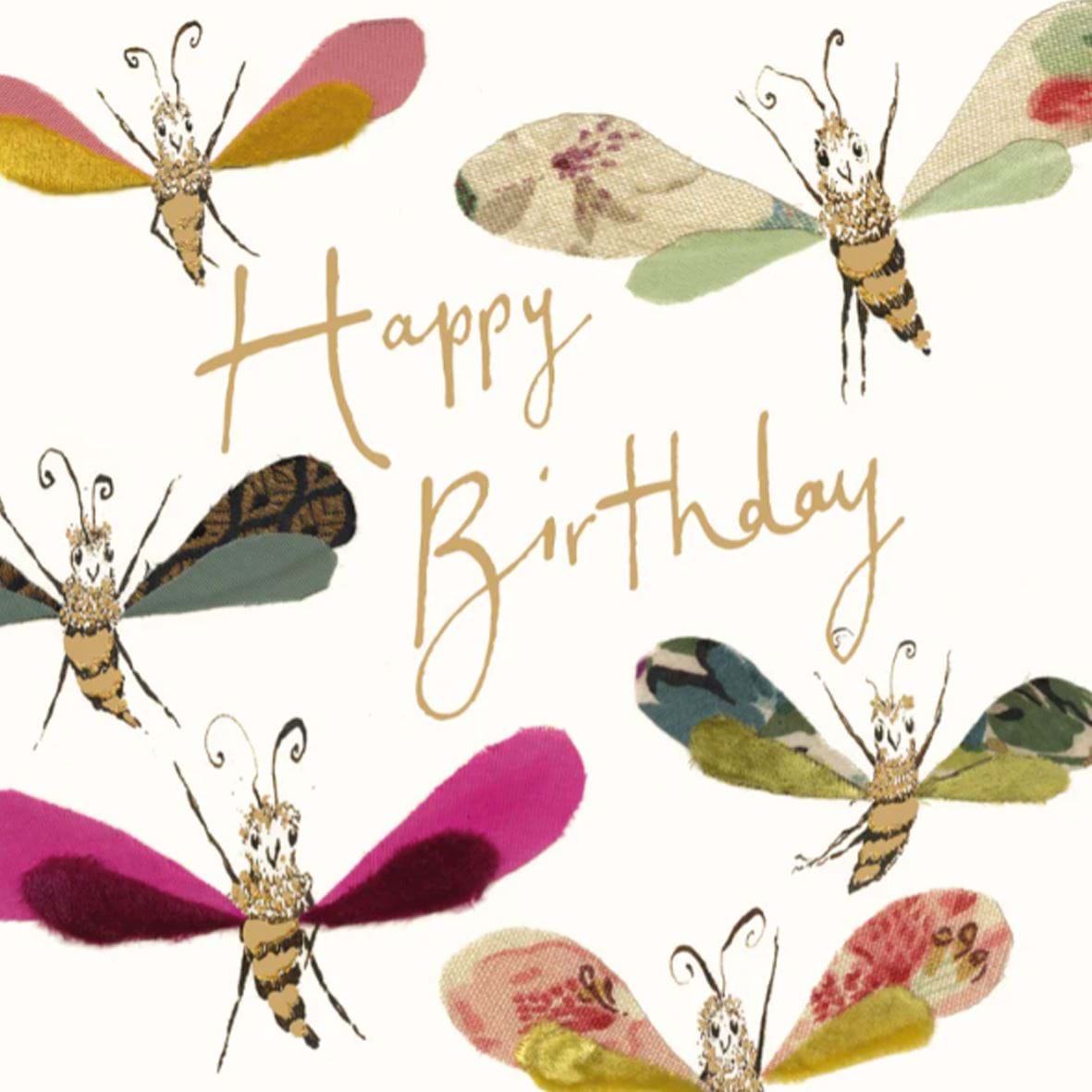 Busy Bees Birthday Card