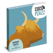 Highland Cow Crunchy Coffee Milk Chocolate Bar by Coco Pzazz