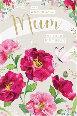 Wonderful Mum Birthday Card