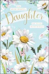 Daisies Daughter Birthday Card
