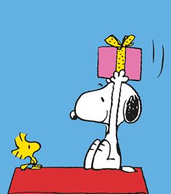 Snoopy and Woodstock Birthday Card