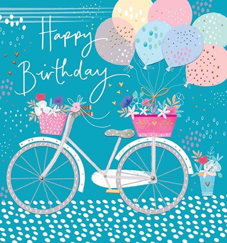 Bike Birthday Card