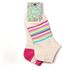 Pastel Stripes 2 Pair Pack Trainer Socks