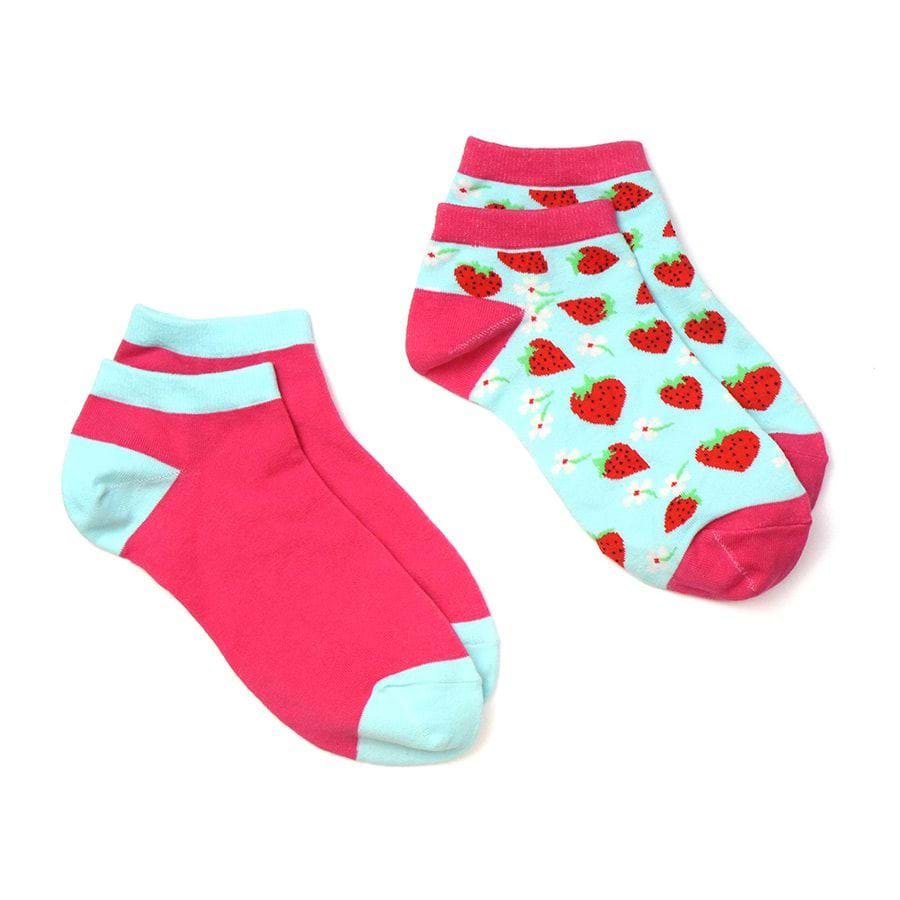 Strawberry 2 Pair Pack Trainer Socks