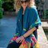 Teal Tropical Paradise Scarf