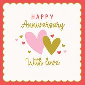 With Love Anniversary Card