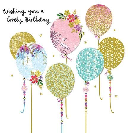 Balloons Birthday Card