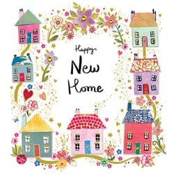 Filled With Happiness New Home Card