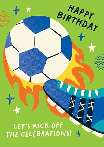 Football Birthday Card