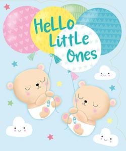Hello Little Ones New Baby Twins Card