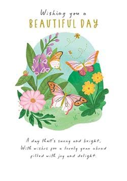 Beautiful Butterflies Birthday Card
