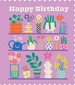 Plants Birthday Card