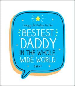 Bestest Daddy Birthday Card