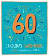 Woo-Hoo 60th Birthday Card