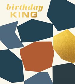 King Birthday Card