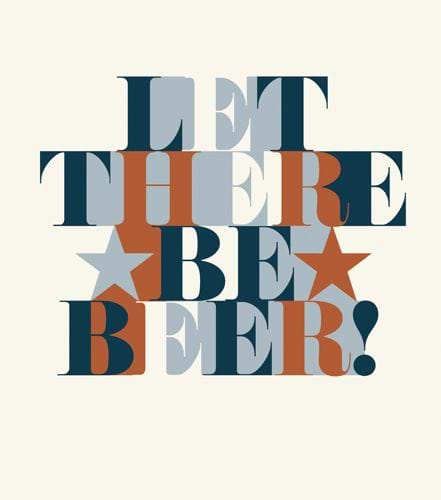 Let There Be Beer Birthday Card