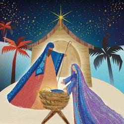 Born Under a Star Christmas Card