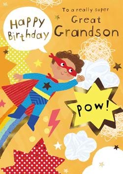 Superhero Great Grandson