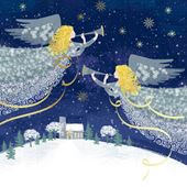 Angels Gather - Personalised Christmas Card