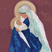 Loving Madonna - Personalised Christmas Card